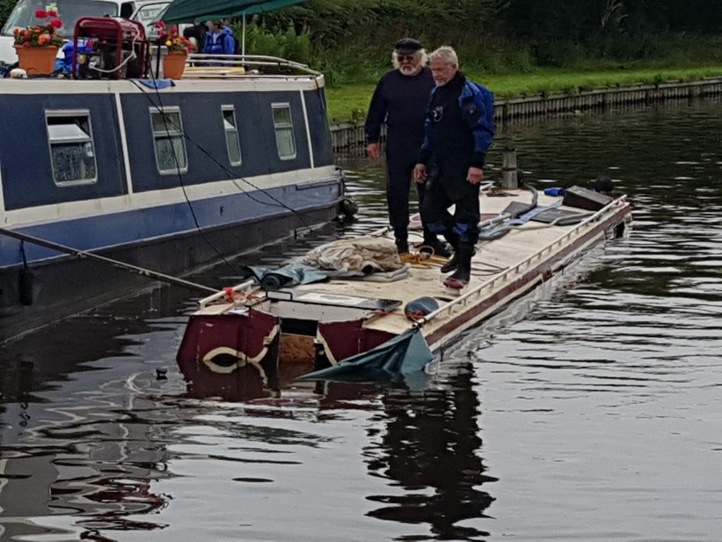 Sunken boat Riley Green