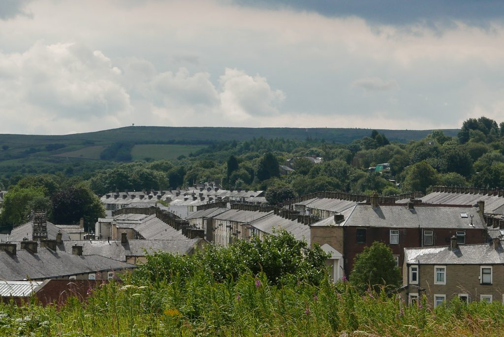 View of Burnley from the mile